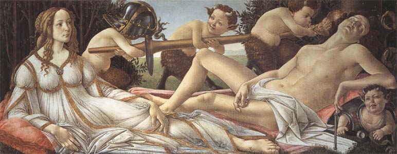 Sandro Botticelli Venus and Mars